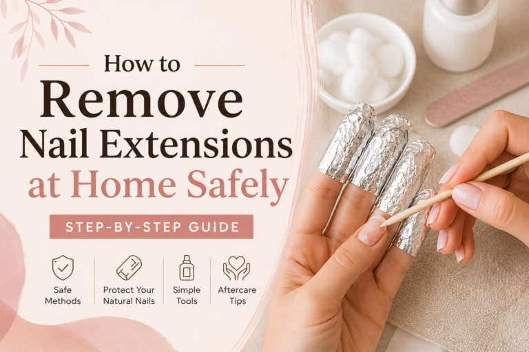 How to Remove Nail Extensions at Home